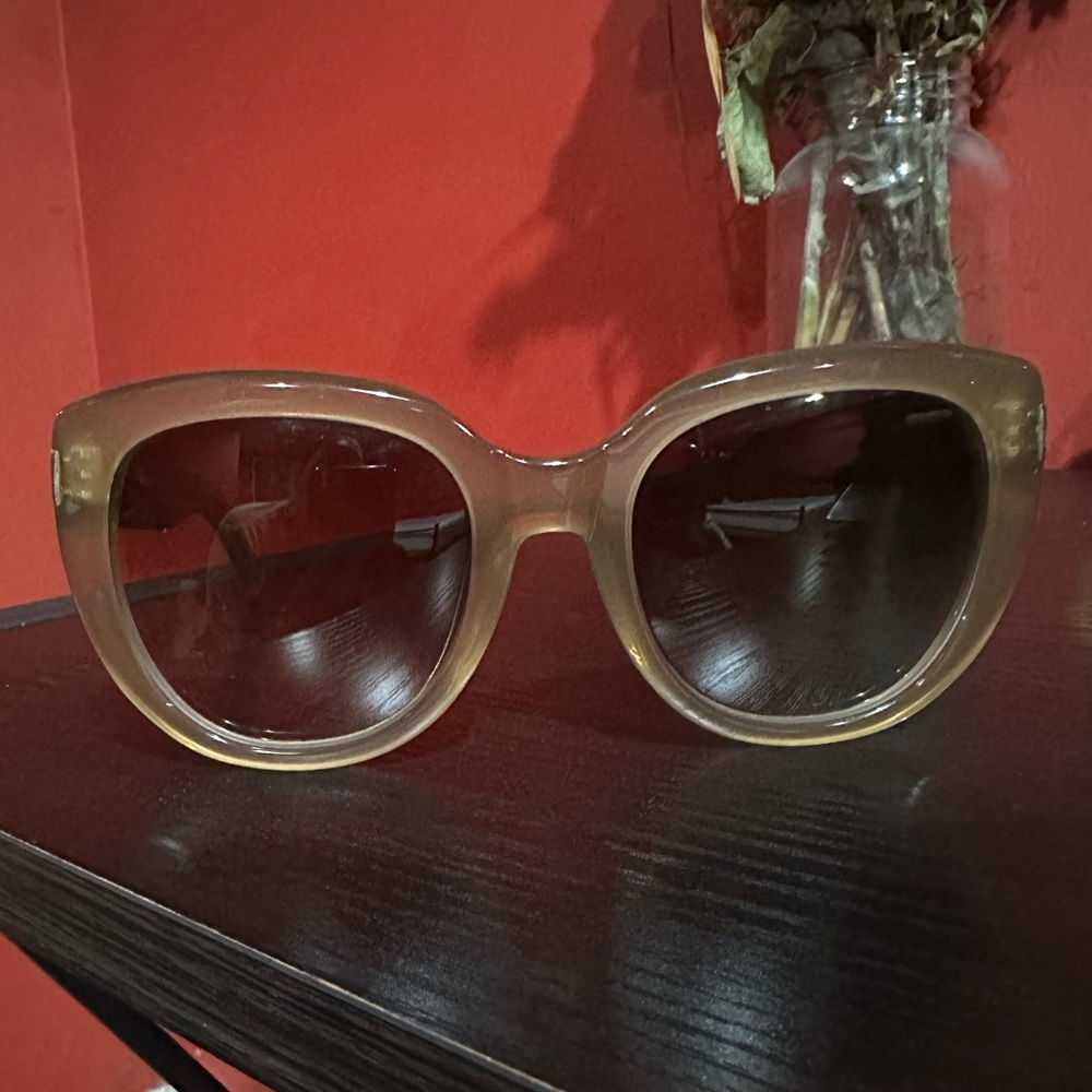 Saint Laurent Women Butterfly Round Sunglasses.